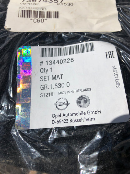 Original Opel Corsa E 3 Türer Fußmatten Set Neu