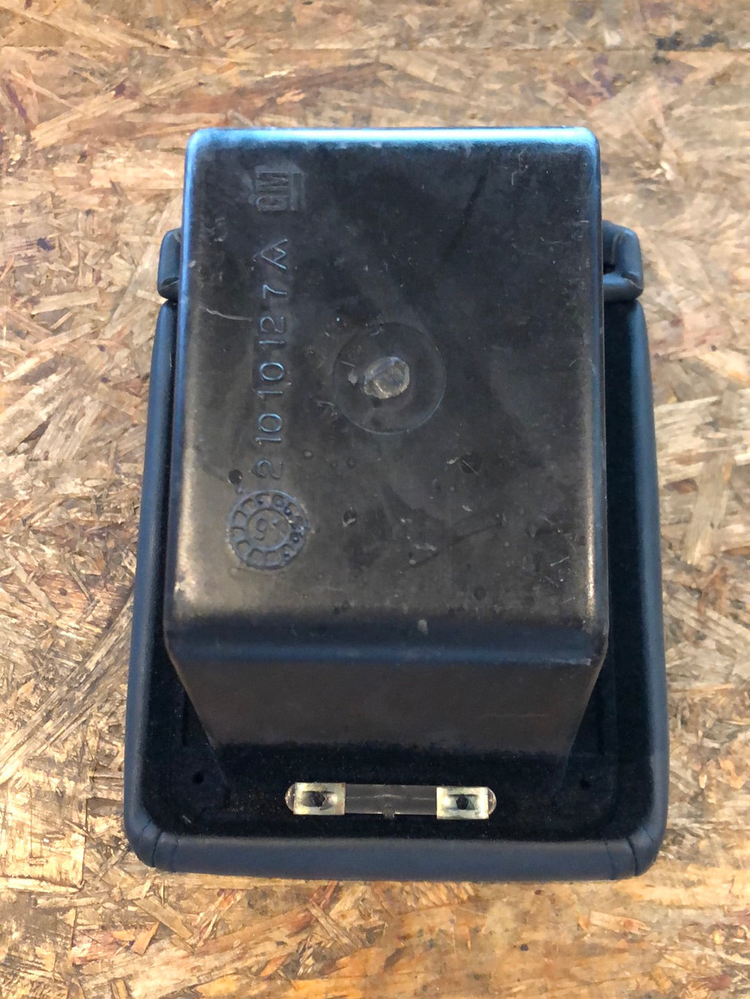 Original GM Opel Senator B Bj. 88-94 Abdeckung Konsole blau Leder Neu