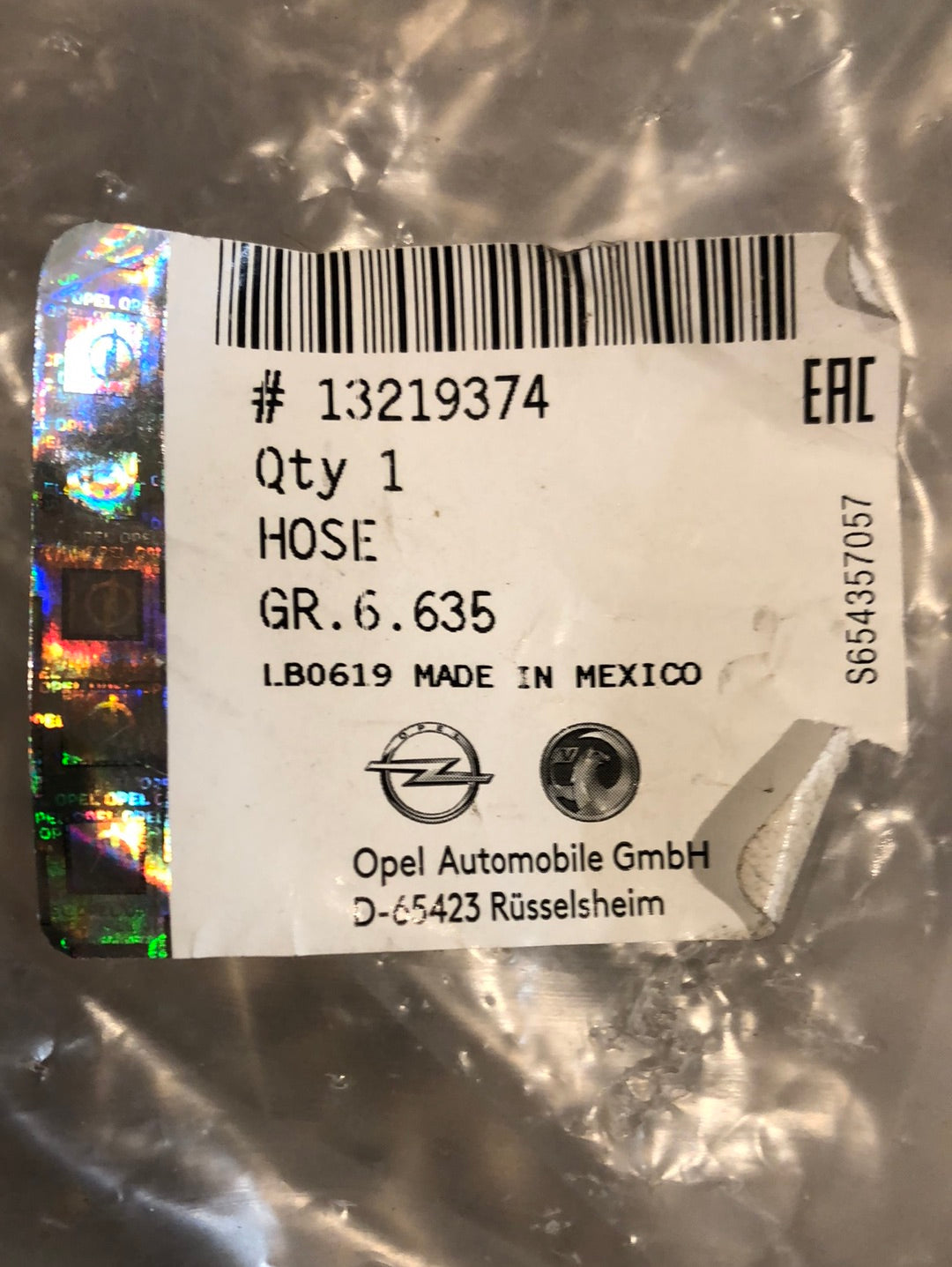 Original GM Opel Insignia A 2.0 CDTi Hydraulikschlauch Servolenkungen Neu