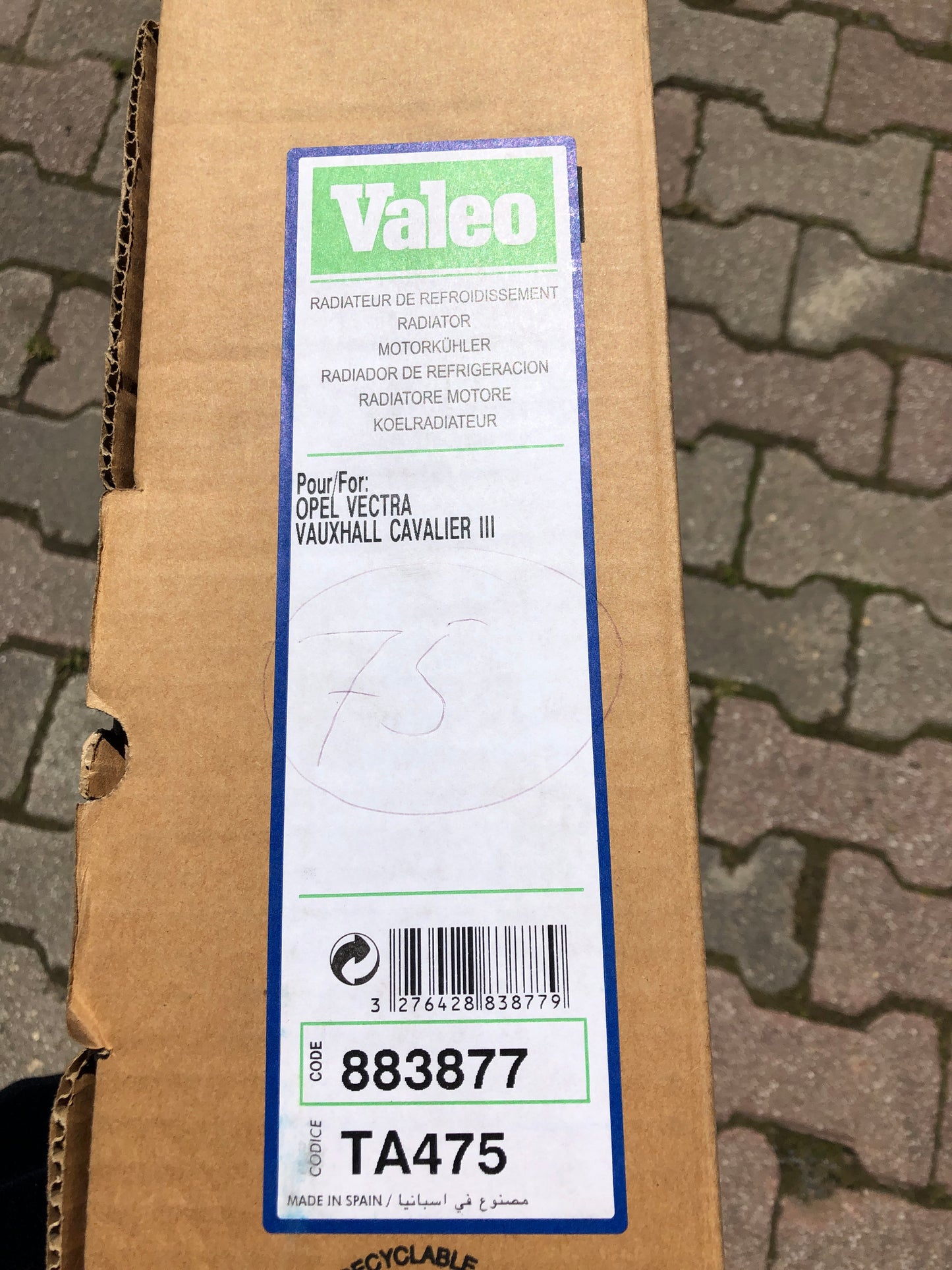Original Opel Vectra CC Kühler Neu