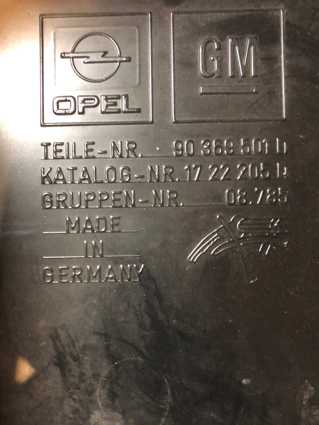 Original GM Opel Calibra Ablagekasten Kofferraum Links Neu