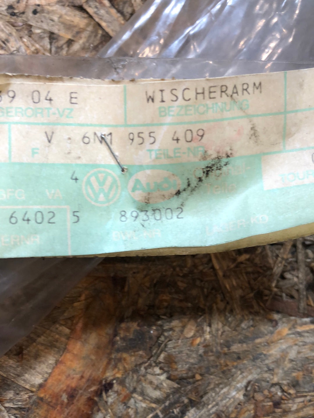 Original VW Polo 6N Wischerarm links Neu