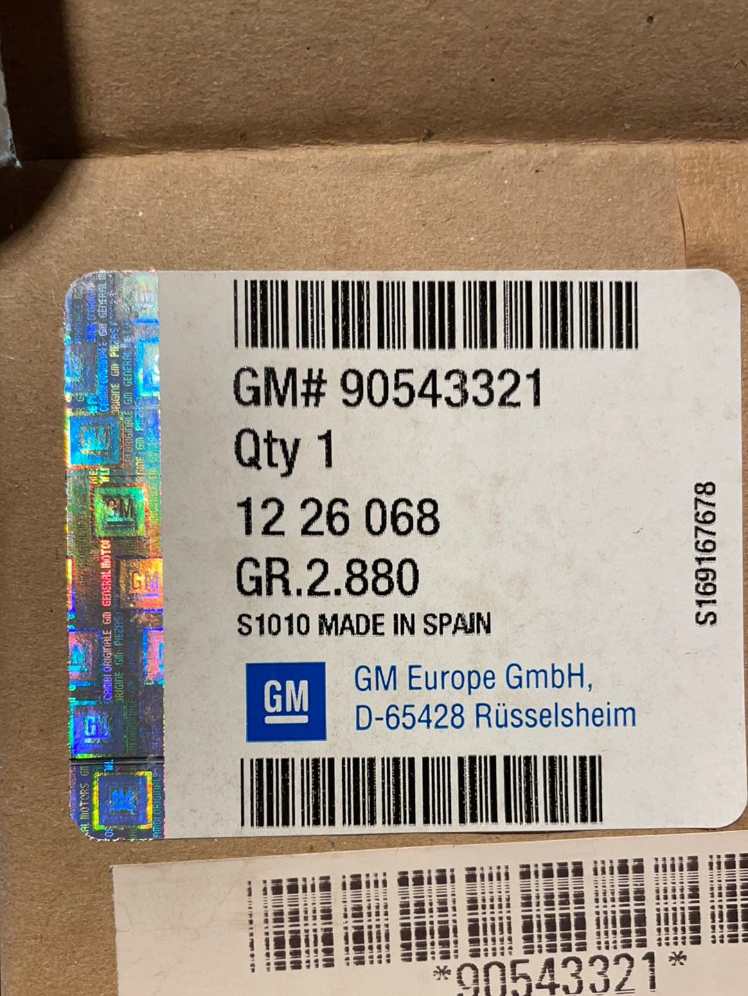 Original GM Opel Vectra B Valeo Blinkleuchte vorne rechts Neu