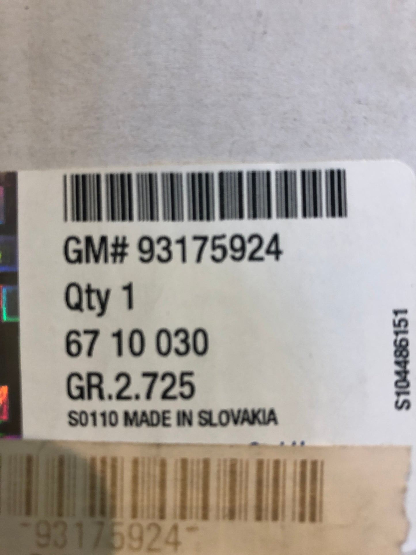 Original Opel Vectra C GTS Nebelscheinwerfer rechts Neu
