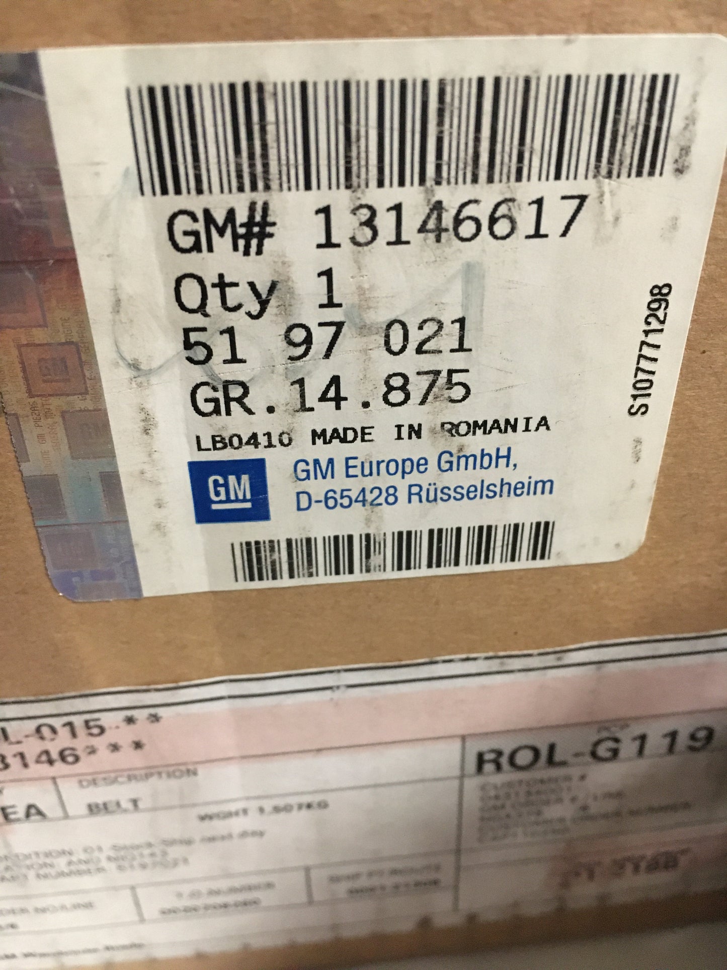 Original Vectra C Limousine Riemen Gürtel Sicherheit vorne links NEU