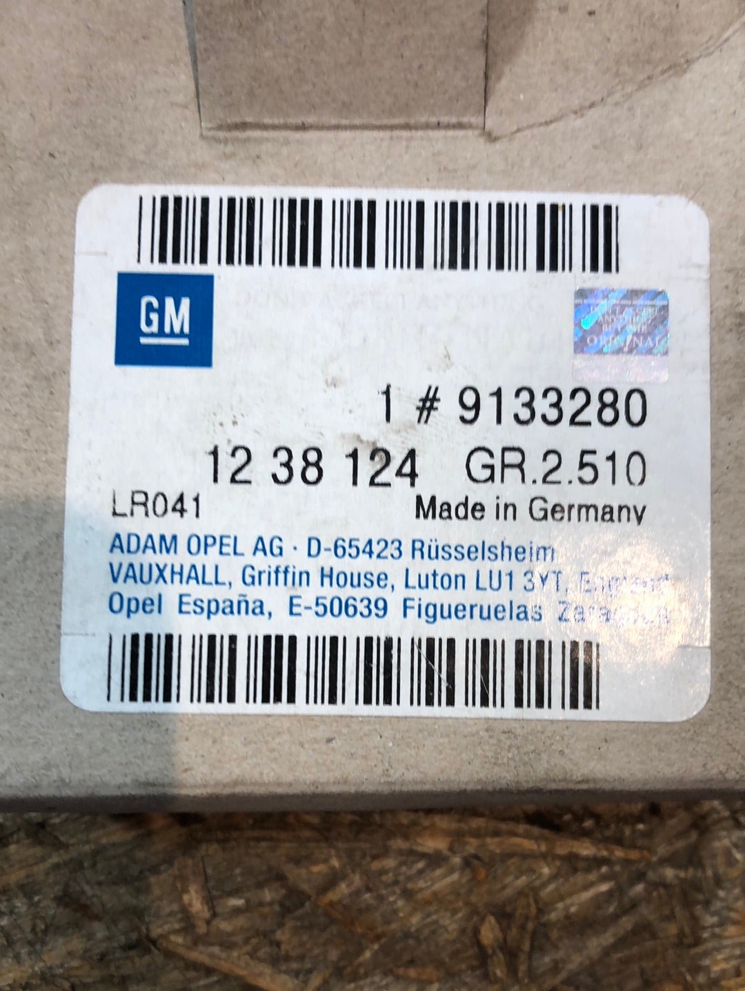 Original GM Opel Astra G Zafira A Sensor Airbag Neu