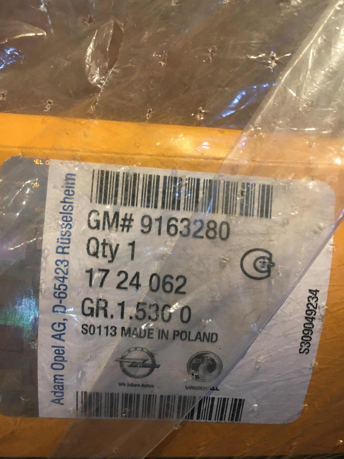 Original Zafira B Fussmatten Satz NEU