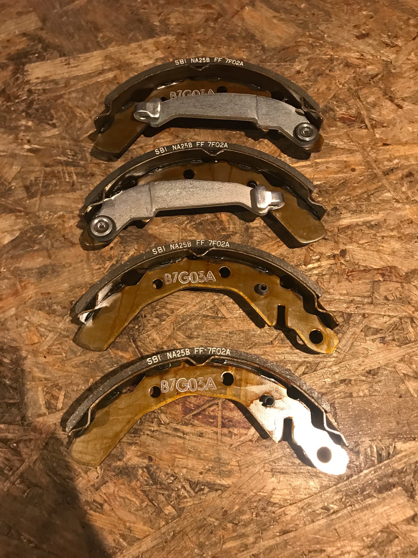 Original Chevrolet Matiz Spark Bremsbeläge Satz hinten NEU