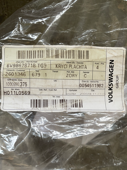 Original Skoda Fabia 3 Hutablage Laderaumabdeckung Neu