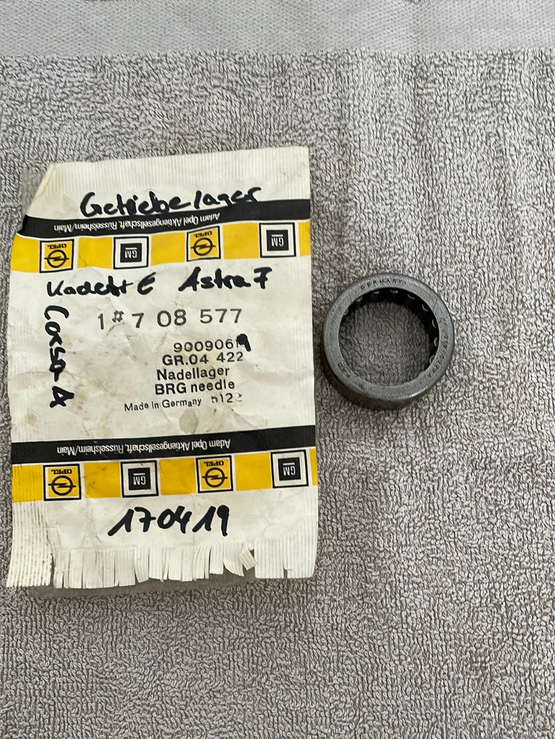 Getriebelager Kadett E, Astra F, Corsa A Original GM Opel Neu ...