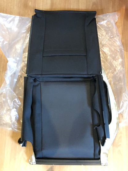 Original GM Opel Astra H Zafira B Sitzbezug Rückenlehne vorne links Schwarz Neu