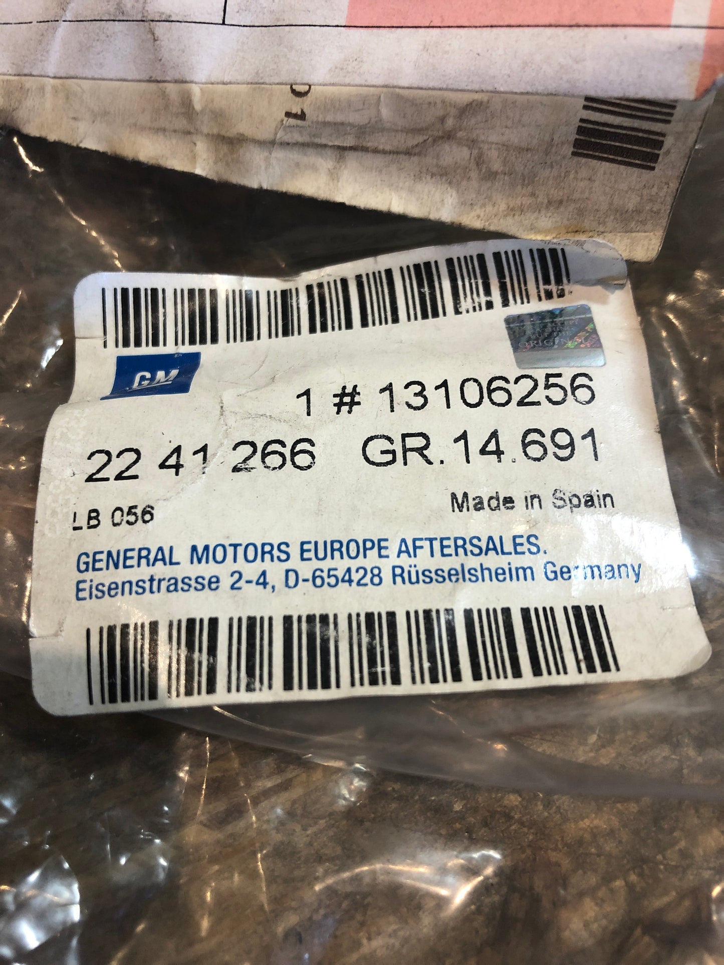 Original Opel Corsa C Abdeckung Türgriff vorne rechts Neu