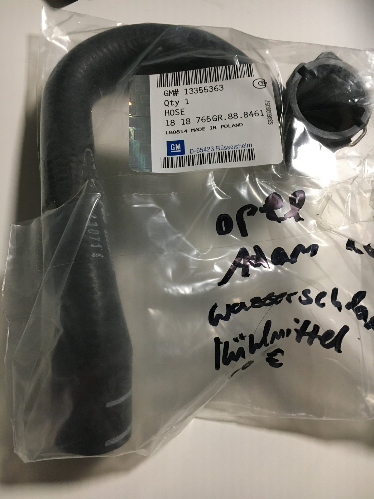 Original Opel Adam Corsa D Wasserschlauch Kühlmittel NEU