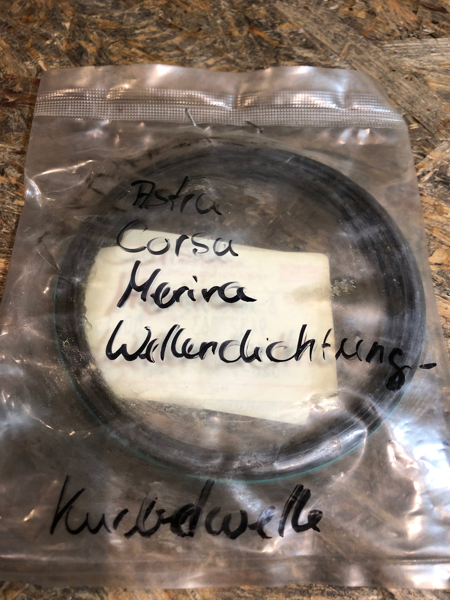 Original Opel Astra Corsa Meriva Wellendichtring Kurbelwelle Neu