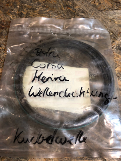 Original Opel Astra Corsa Meriva Wellendichtring Kurbelwelle Neu