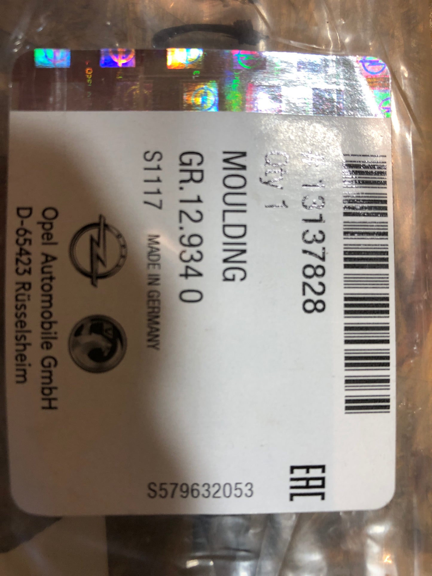 Original GM Opel Zafira B Zierleiste Links grundiert Neu