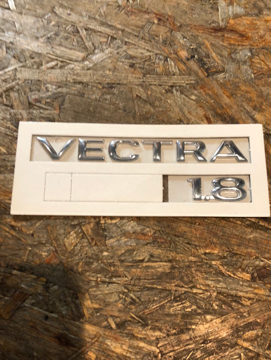 Original GM Opel Vectra B Emblem „Vectra 1.8“ Neu