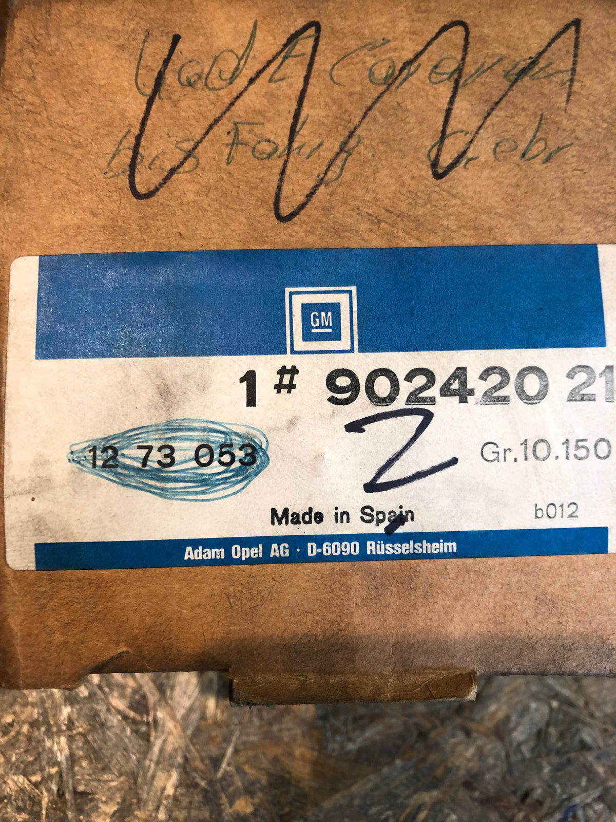Original GM Opel Kadett Wischermotor Heckscheibe Neu