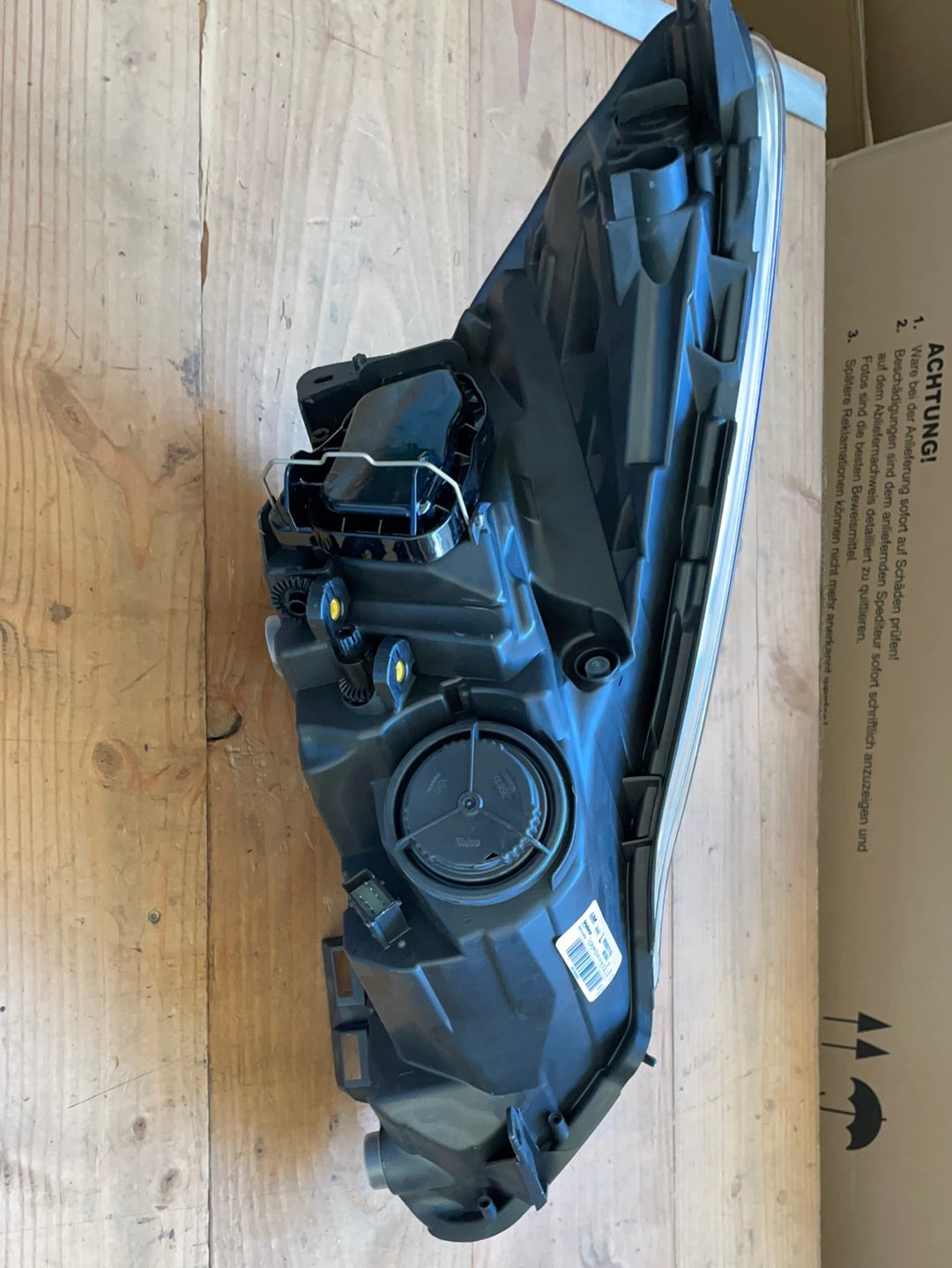 Original GM Opel Corsa D Scheinwerfer H7/H1 links Linksverkehr Neu