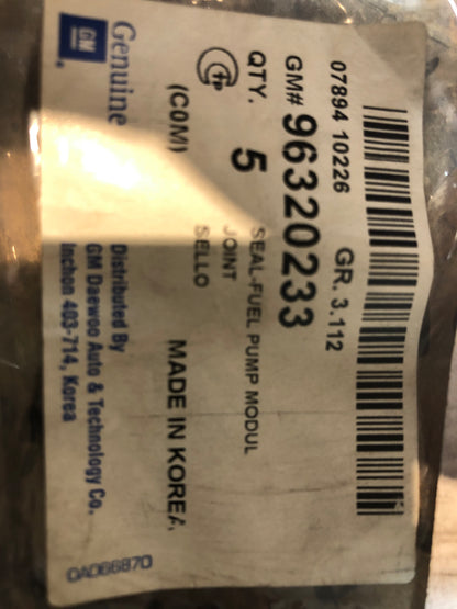 Original GM Chevrolet Matiz Spark Dichtung Kraftstoffpumpe Neu