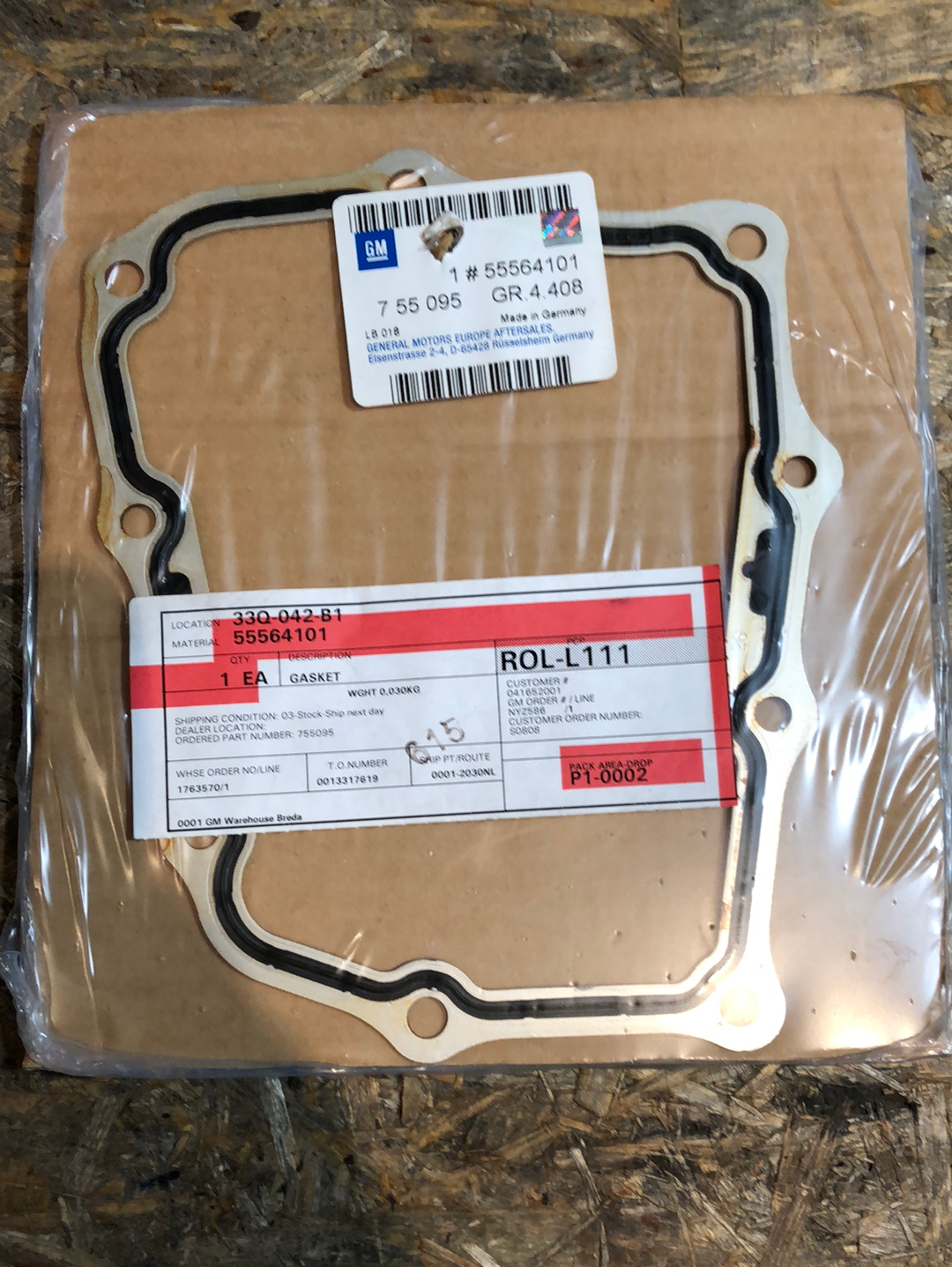 Original GM Opel Astra F Dichtung Getriebedeckel Neu