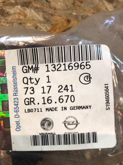 Original GM Opel Zafira B Blende Verriegelung Rückwand Neu