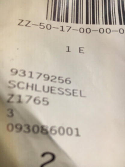 Original Meriva A Schlüssel fertig NEU