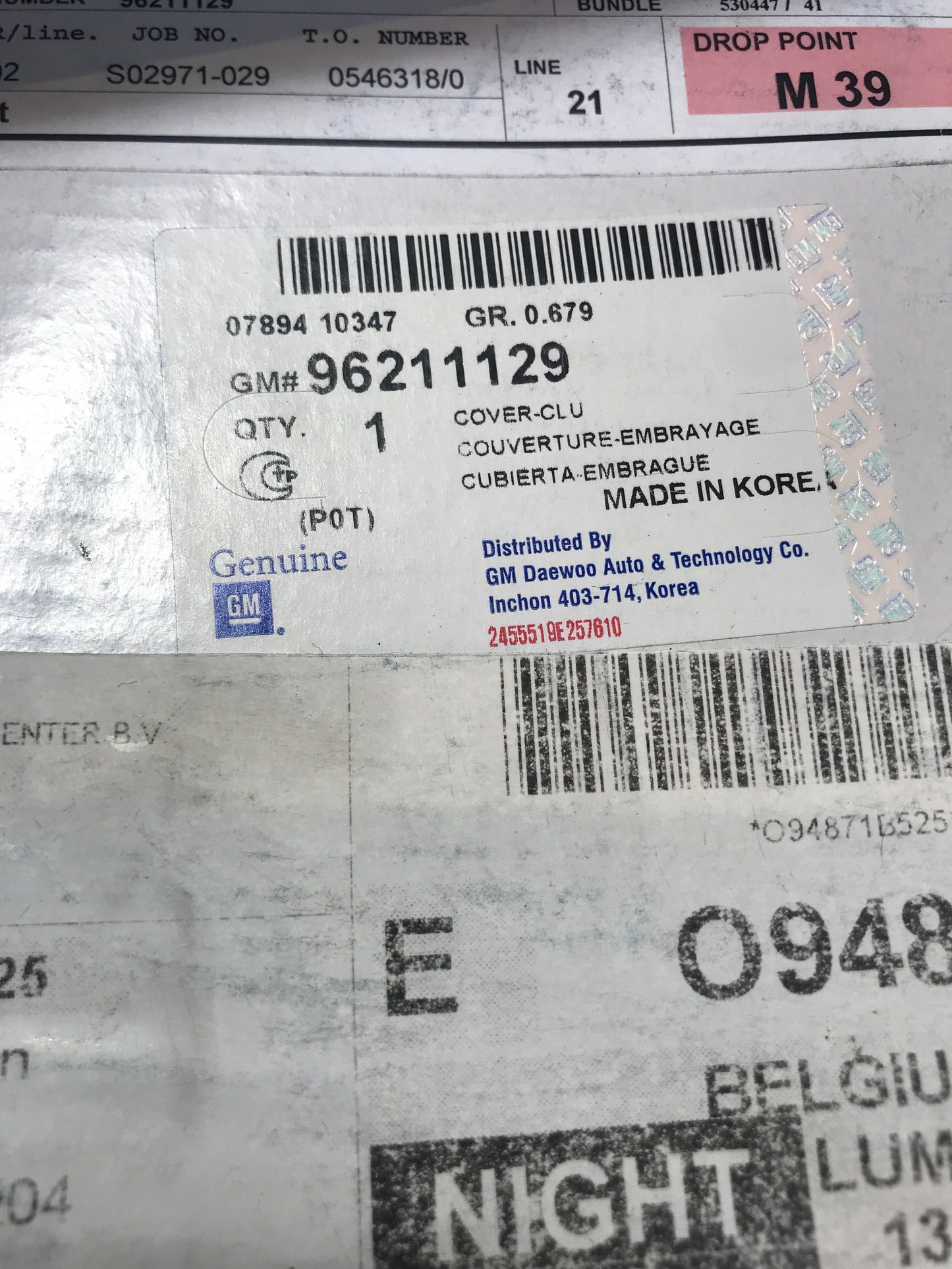 Original Opel Chevrolet Lanos 97-05 1.3 Kupplungsdruckplatte NEU