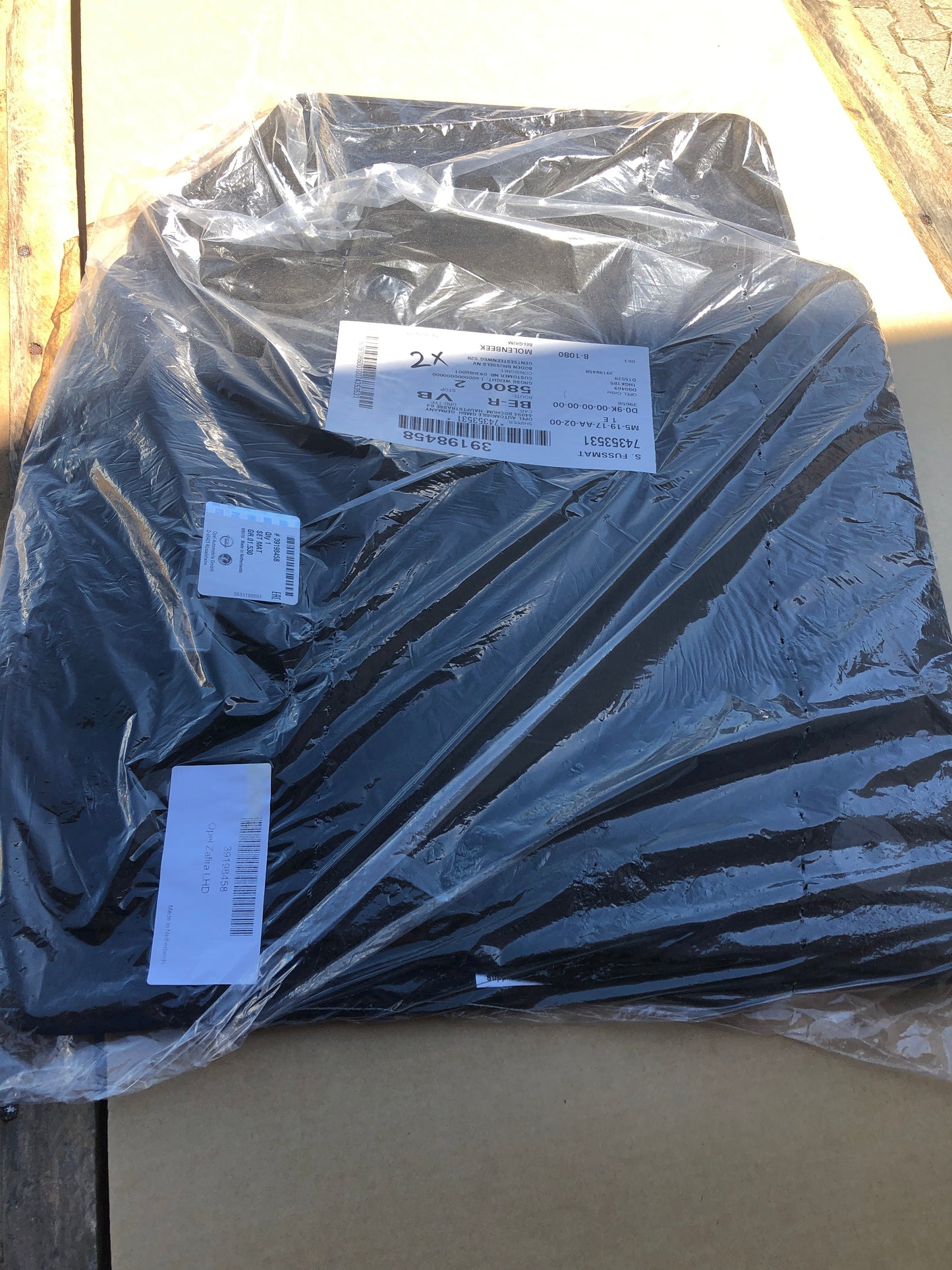 Original Opel Zafira Fußmatten Set Neu