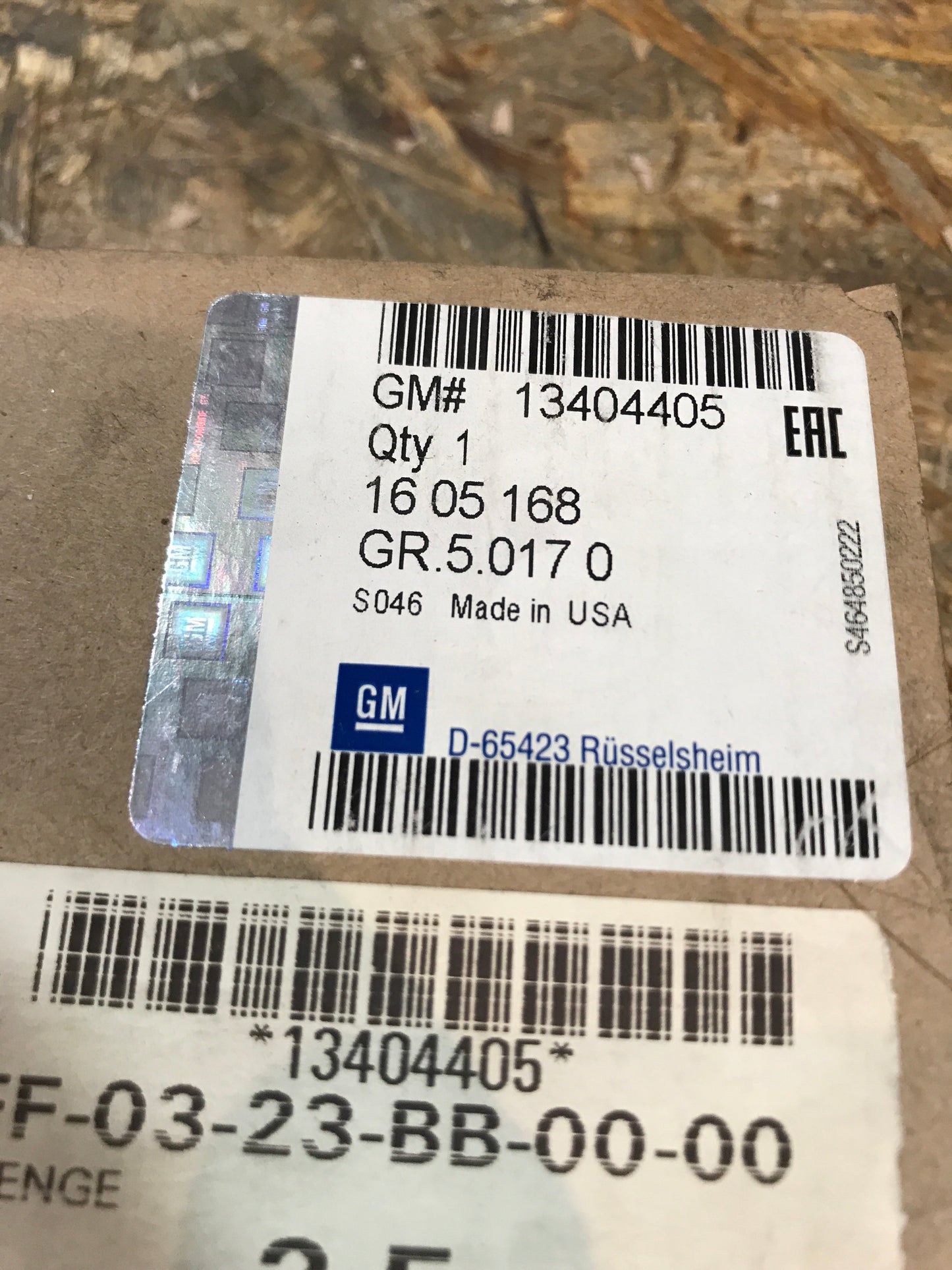 Original Opel Ampera Bremsklötze hinten NEU