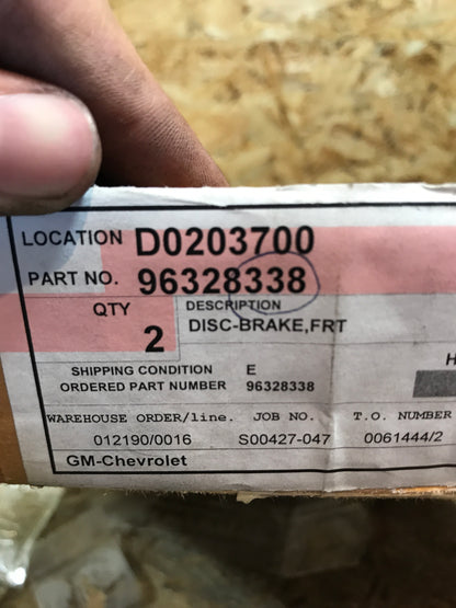 Original Chevrolet Kalos Aveo Bremsscheibe vorne NEU