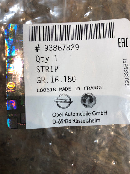 Original GM Opel Vivaro B Dichtung Fenster Vorne Links Neu