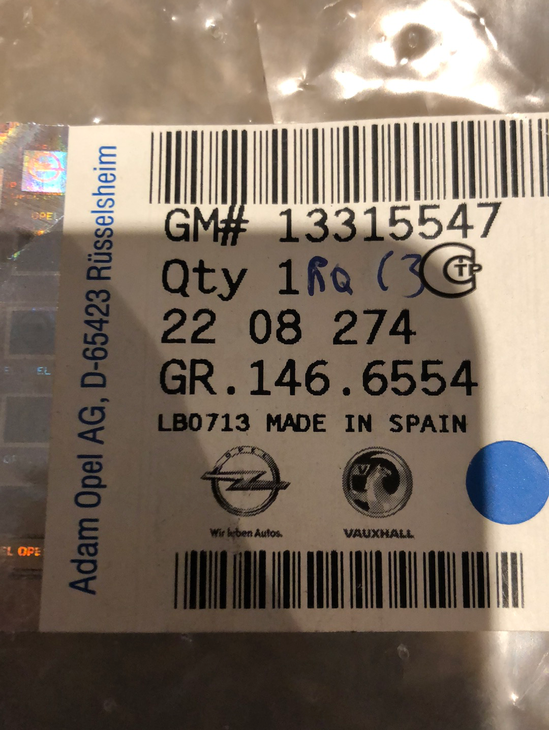 Original GM Opel Meriva B Abdeckung unter Lenkrad Links Neu