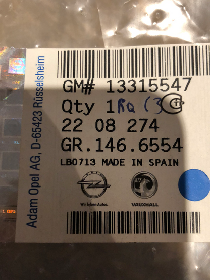 Original GM Opel Meriva B Abdeckung unter Lenkrad Links Neu