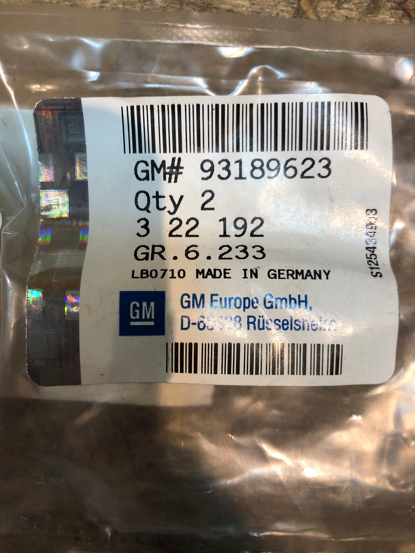 Original GM Opel Corsa D Lenkanschlagbegrenzer 12mm Neu