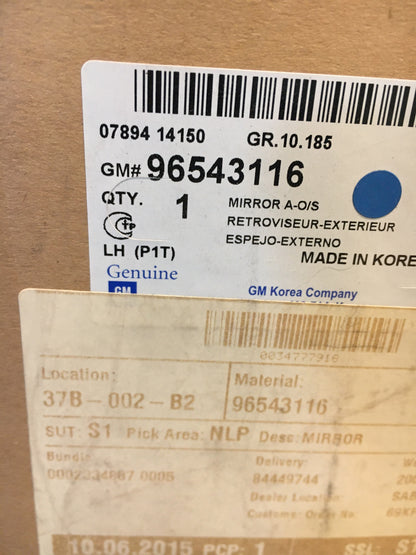 Original Chevrolet Daewoo Aveo Kalos Außenspiegel links NEU