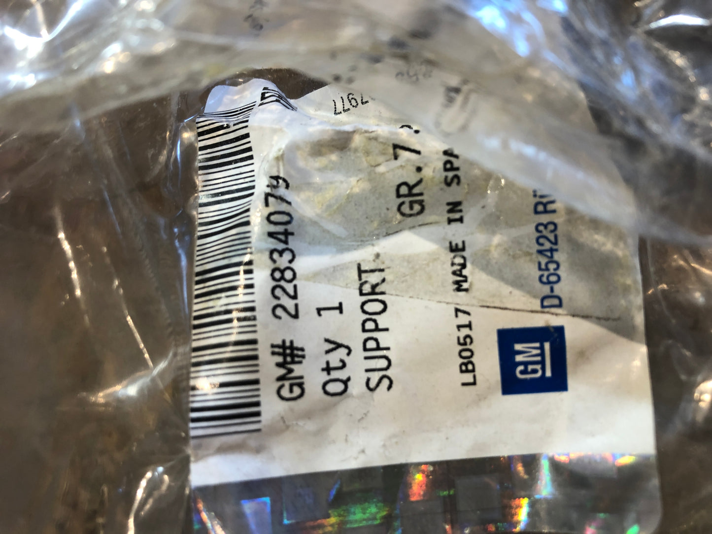 Original Opel Insignia A Federbeinlager Domlager Hinterachse oben rechts Neu