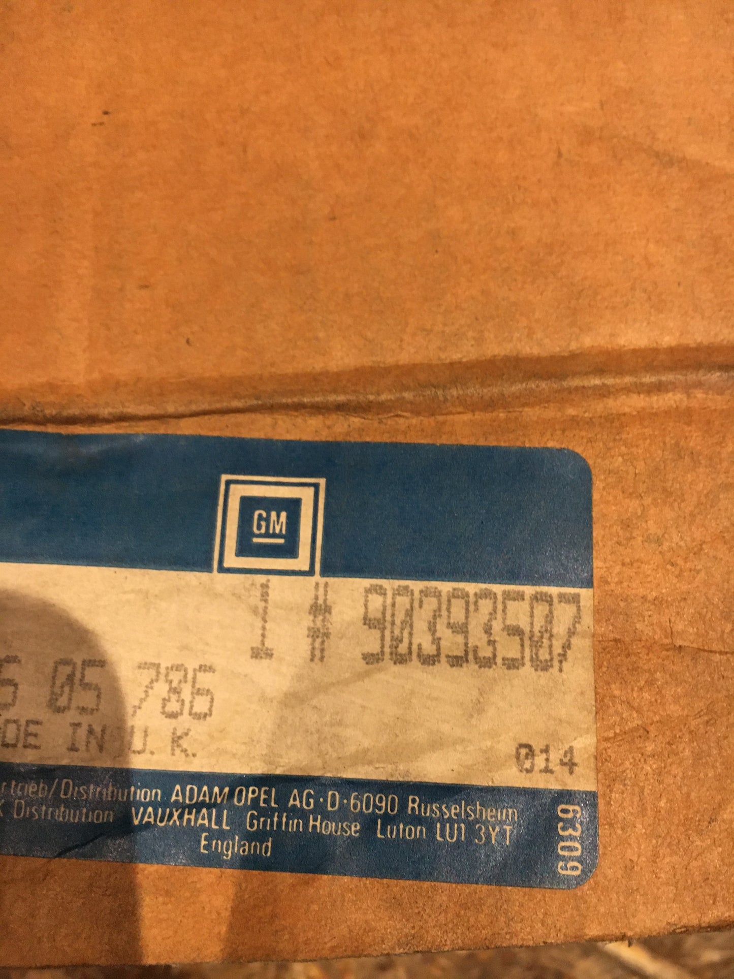 Original Vectra B Caravan 1,8 16 V Bremsbeläge NEU