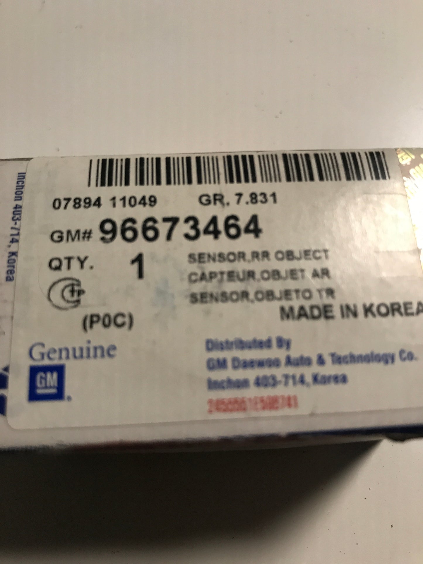 Original Chevrolet Captiva Parksensor NEU