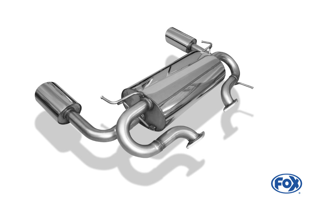 FOX Infiniti EX37 Endschalldämpfer quer Ausgang rechts/links - 129x106 Typ 32 rechts/links