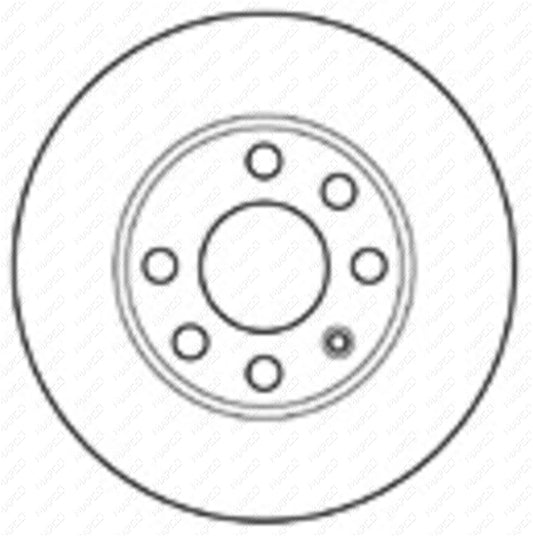 MAPCO Bremsscheibe Vorderachse  15749