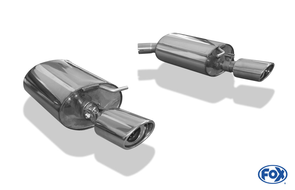 FOX Jaguar X-Type Endschalldämpfer rechts/links - 115x85 Typ 33 rechts/links