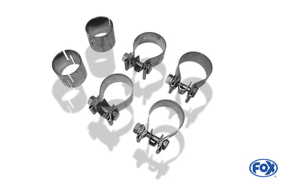 FOX Jaguar X-Type Endschalldämpfer rechts/links - 115x85 Typ 33 rechts/links