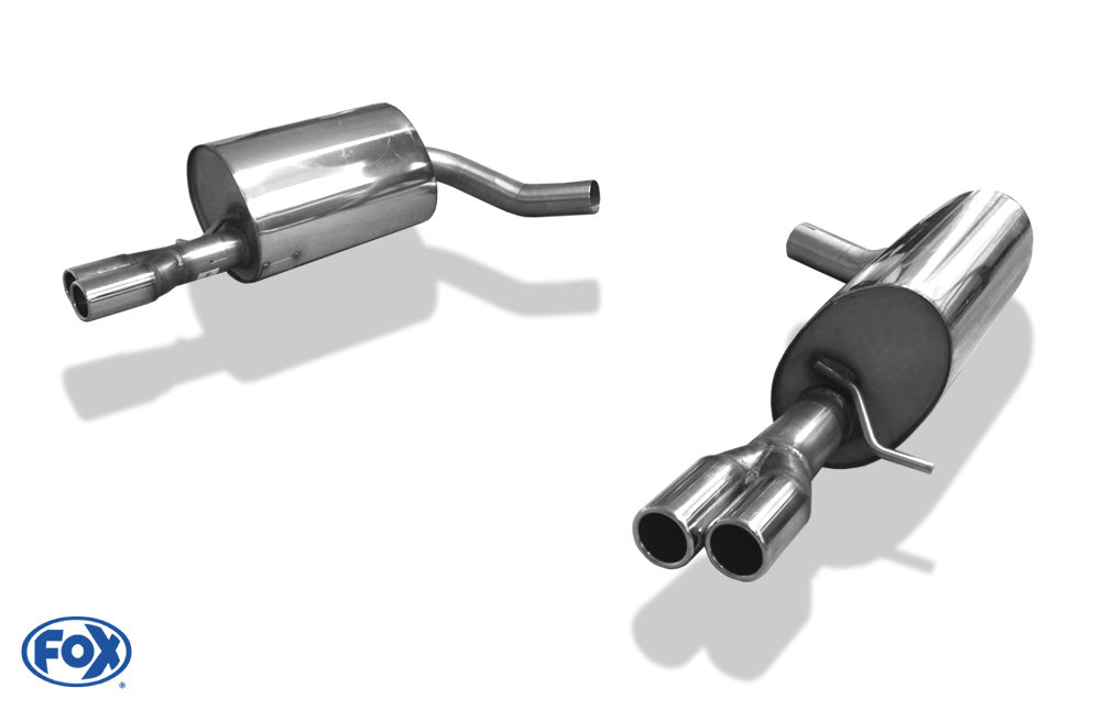 FOX Jaguar S-Type R Endschalldämpfer rechts/links Ø63,5mm - 2x60 Typ 12 rechts/links