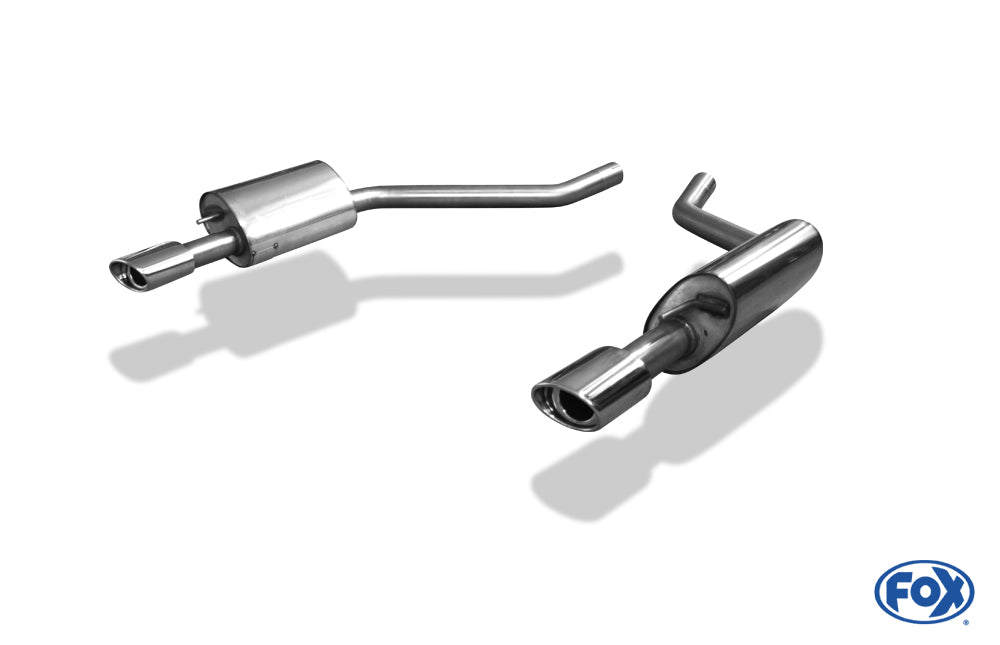 FOX Jaguar XJ Endschalldämpfer rechts/links - 115x85 Typ 33 rechts/links