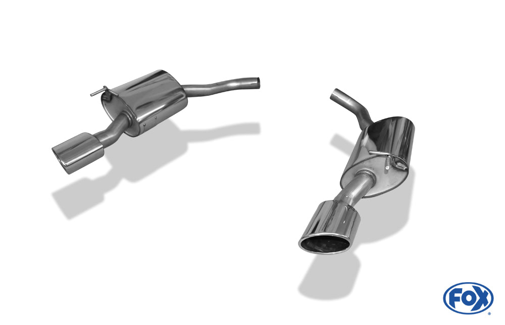 FOX Jaguar XK8 Typ QEV/ QDV Endschalldämpfer rechts/links  - 115x85 Typ 38 rechts/links