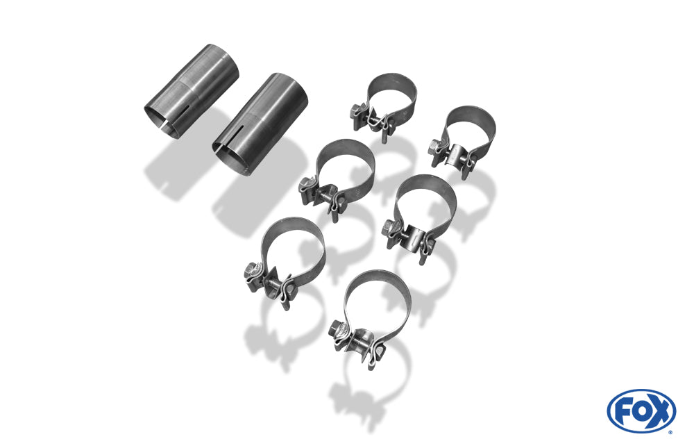 FOX Jaguar XK8/ XKR Typ QEV/ QDV Endschalldämpfer rechts/links Ø63,5 - 115x85 Typ 38 rechts/links