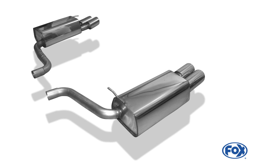 FOX Jaguar XF CC9 Endschalldämpfer rechts/links - 2x90 Typ 17 rechts/links