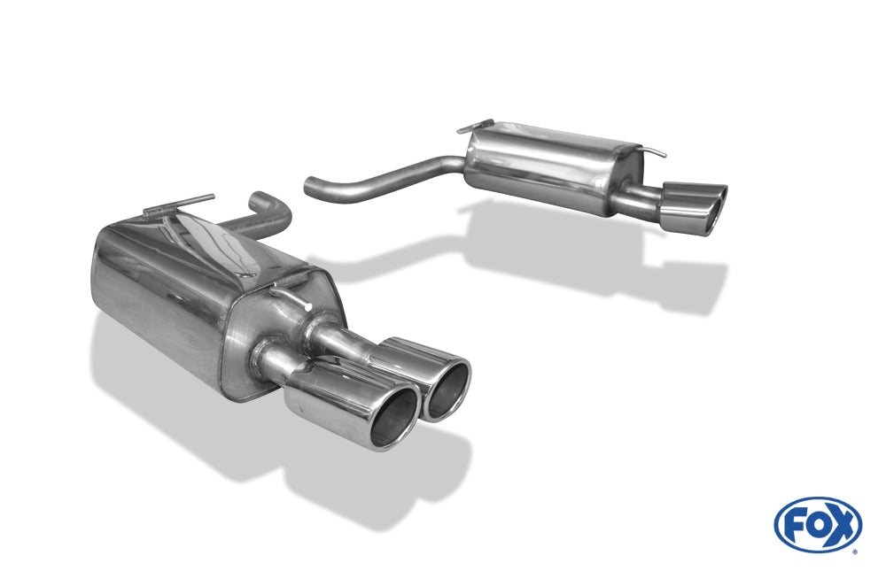 FOX Jaguar XF CC9 Endschalldämpfer rechts/links - 2x90 Typ 16 rechts/links