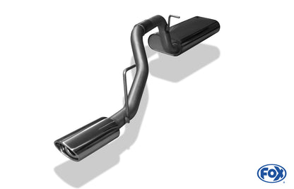 FOX Jeep Cherokee/ Liberty Typ KJ Endschalldämpfer einflutig - 115x85 Typ 33